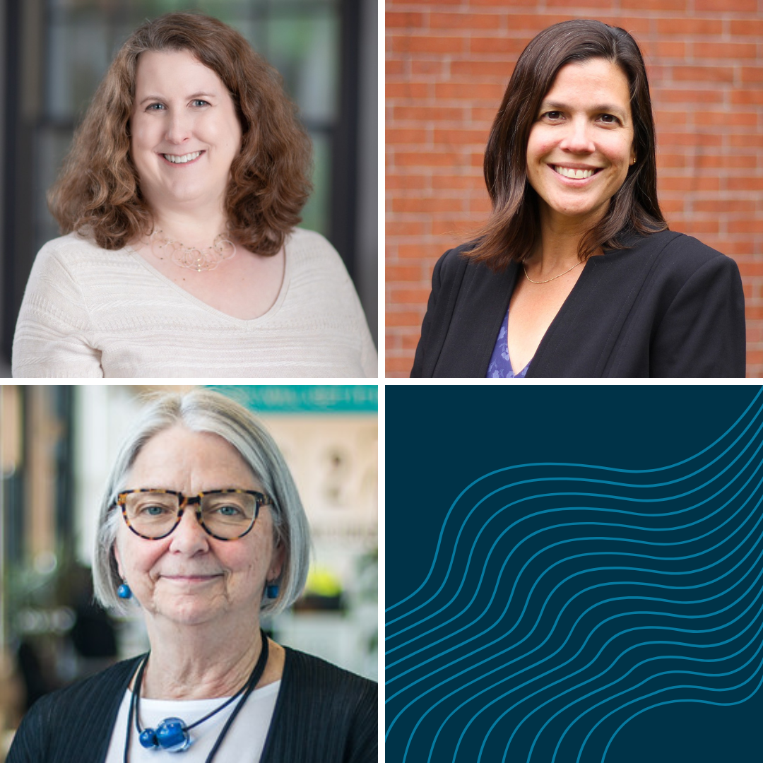 Portrait collage of Drs. Sharon Reif, Rachel Sayko Adams, & Joanne Nicholson
