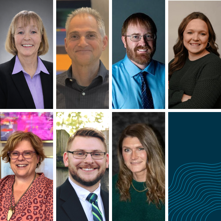 Teresa Coder, Todd Reckling, Bob Schueey, Allison Aschoff, Mindy Blair, Isaac French, and Jessica Barnes